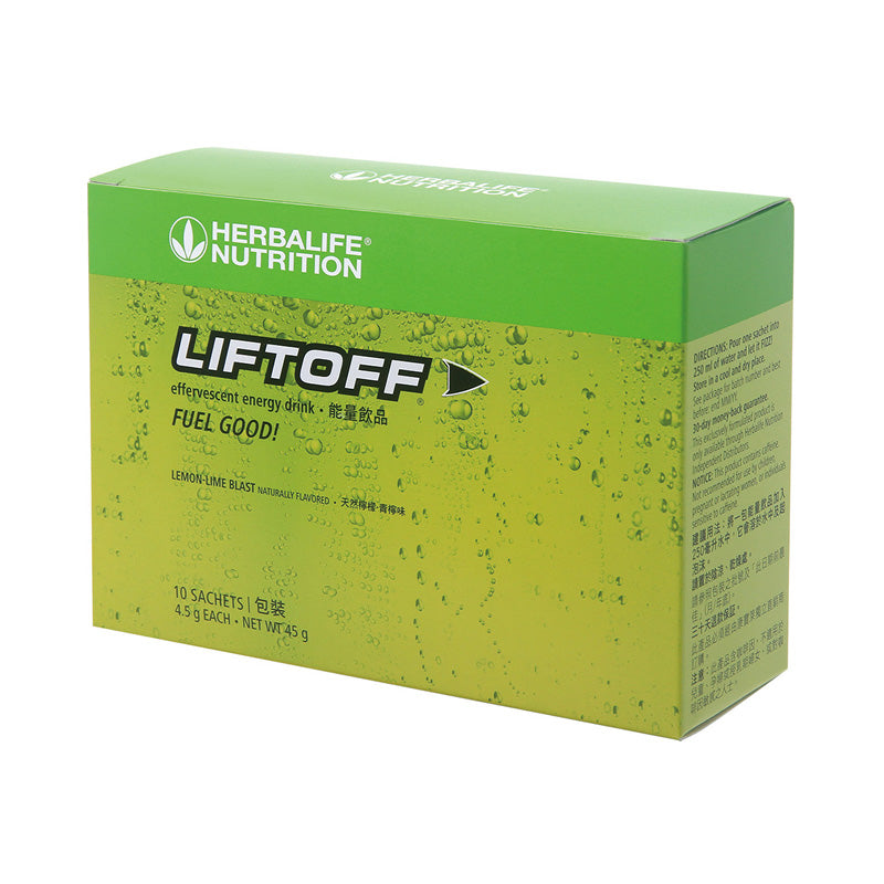 Liftoff®能量飲品 檸檬-青檸味 每盒10包