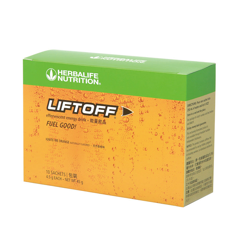 Liftoff®能量飲品 香橙味 每盒10包