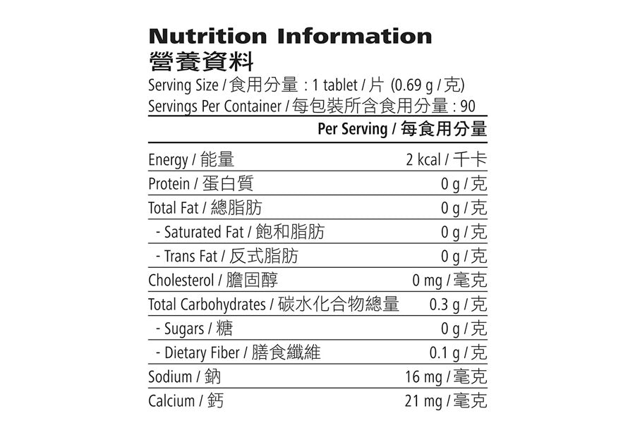 消脂片 90 粒