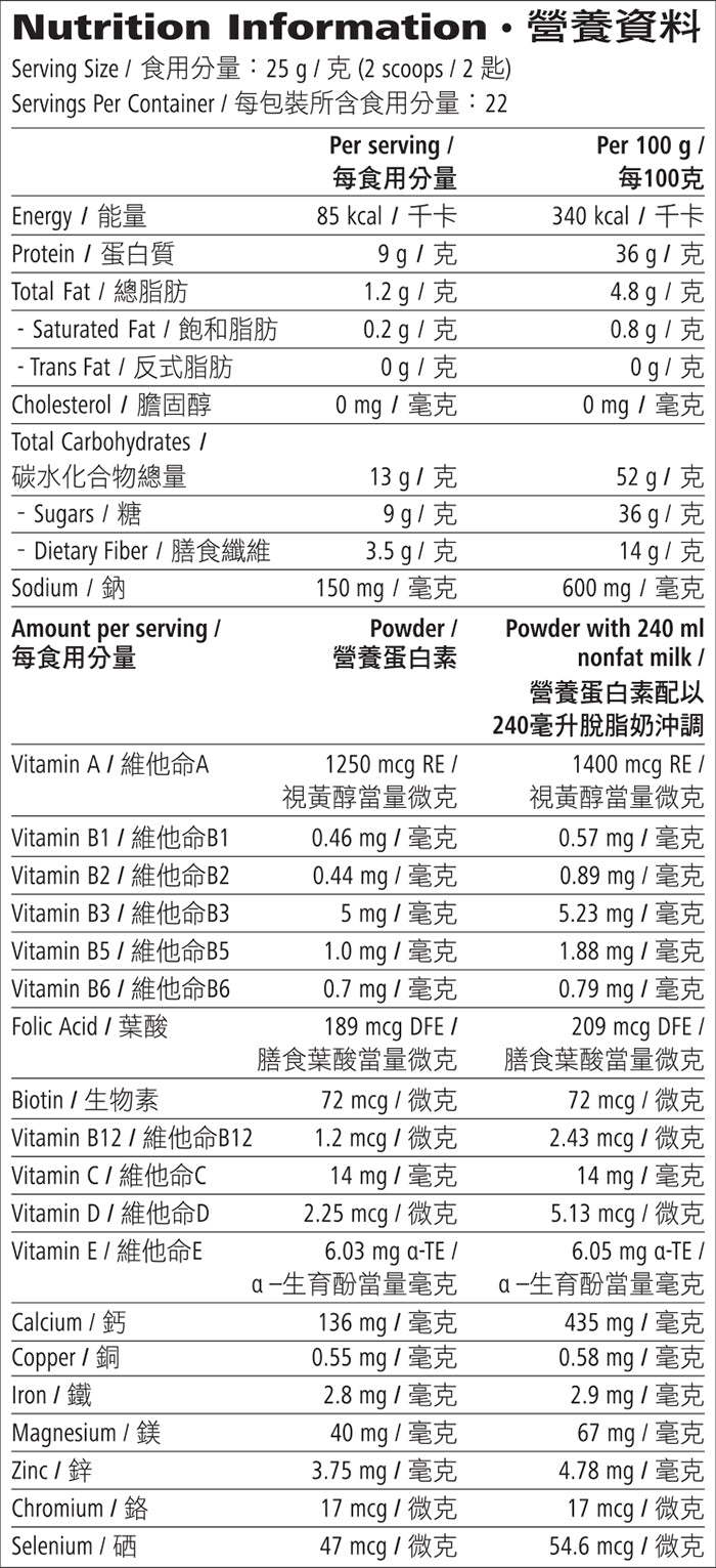 Herbalife Formula 1 Nutritional Protein Drink Mix 550g - Cookie Cream Flavor